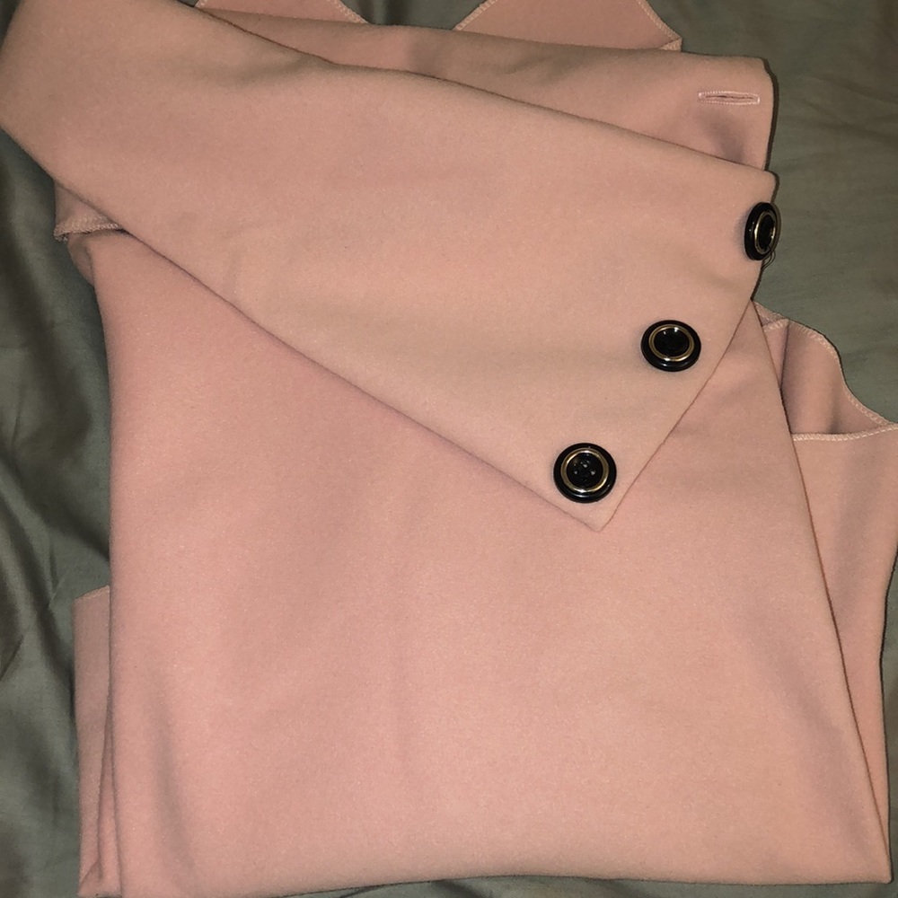 Blush poncho